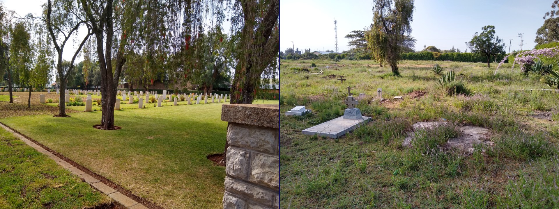 Two Cemeteries in Nanyuki Kenya